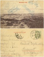 Régi képeslap - Balatonfüredi tájkép 1907