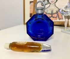 Vintage kölnis-parfümős üveg,2db