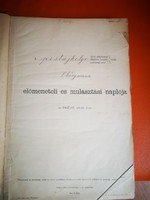 Pestújhelyi iskolai napló 1912-1913 év