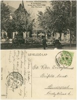 Régi képeslap - Pöstyén 1909