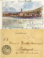 Old postcard - Danube-apple 1900