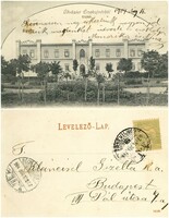 Old postcard - érsekújvár hospital 1904