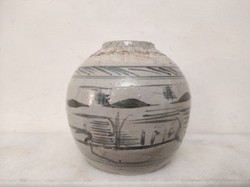 Antik kínai porcelán tea gyömbér tartó váza Kína Ázsia 626 5624 AD