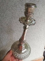 Ornate old metal candle holder