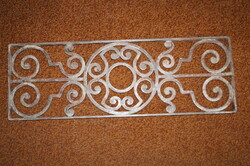 Art deco - security - iron grill wrought iron. - 66.5 X 23 cm