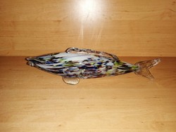 Retro glass fish 28 cm (2/k)