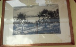 Iván Um2 solid framed etching for sale with money back guarantee