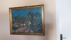 Gaál Domokos festmény 90x70 cm