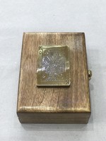 Mango wood-copper box card