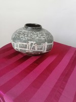 B várdeák ildiko retro ceramic vase with jury mark