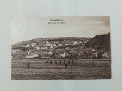 Dunaföldvár, calvary and taban, 1920s, postcard