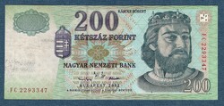 200 Forint 2002 FC Ritka