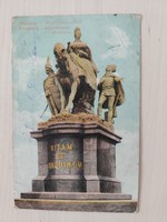Bratislava, statue of Maria Theresa, 1912 postcard