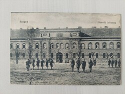Szeged, Honvéd laktanya, katonák, 1910-es évek