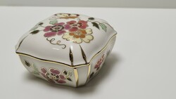 Zsolnay Pillangós bonbonier 7,5 cm x 7,5 cm #
