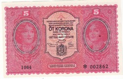 Ausztria REPLIKA 5 korona  1918
