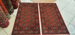 3087 Bokhara mintás Gyapjú perzsa szőnyeg szett 2X120X60CM INGYEN FUTÁR