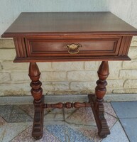 Antique beautiful antique sewing table with drawers, laptop notebook home office table