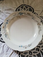 Art Nouveau porcelain blue floral Austria huge serving bowl for sale!