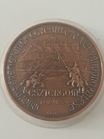 Bee xxii. Esztergom Basilica commemorative medal of the Wandering Assembly in original capsule