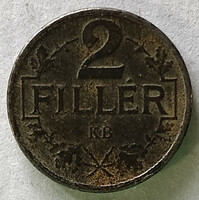 2 Fillér 1917 K.B
