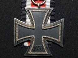Német 2. VH Vaskereszt Iron Cross / Eisernes Kreuz EK 2 Eisernes Kreuz Deschler mm 1