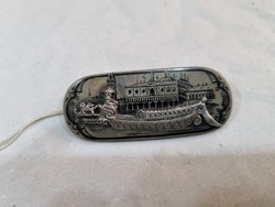 Old silver brooch