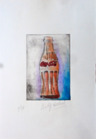 Andy warhol etching -cocacola! There are no halving offers when the price is reduced!