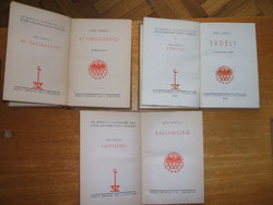 Károly Kós' 3 books published by the Transylvanian Fine Arts Guild can be purchased together if possible.