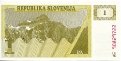 Slovenia 1 tolar 1990 oz