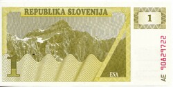 Szlovénia 1 tolar 1990 UNC