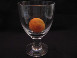A thick goblet with a large base