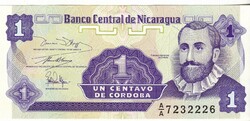 Nicaragua 1 centavo 1991 oz