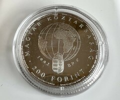 305T. From HUF 1! 500-As silver (10 g) endangered fauna 200 ft commemorative coin, polished!