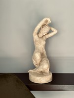 Seated nude statue 55 cm high
