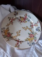 Antique faience ​sarreguemines cake plate xv. With Louis decor
