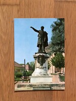 Nagycenk - Széchenyi István szobra képeslap  -  Postatiszta