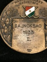 Rare!!! Nándor Berán: Hungarian Hockey Association Championship 1933