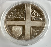 296T. From HUF 1! Hungarian painters silver (28 g) HUF 200 commemorative medal, Gyula Derkovits polish mint.