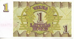 Lettország 1 rubel 1992 UNC