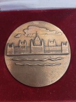 Budapest, parliament commemorative medal 1974