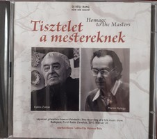 Tisztelet a mestereknek: népzenei gálaműsor koncertfelvétele - dupla CD