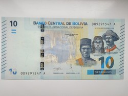 Bolívia 10 bolivianos 2018 UNC