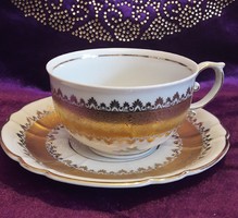 Porcelain tea cup with saucer (l2477)