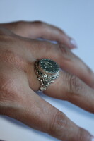 Hóvirágos női pecsétgyűrű