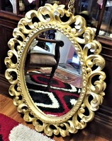 Wooden carved florentine mirror, 100x77