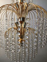 Elegant crystal chandelier 80cm art deco 