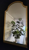 Art deco large mirror with copper frame