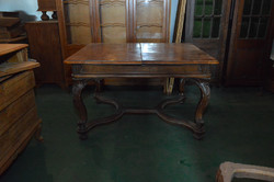 Antique Viennese baroque dining table