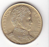 Chile 1 peso 1990 VG